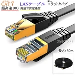 Compatible Buffalo CAT7 Flat Shielded Lan Cable 30M RJ45. Fixed Price $22.00.