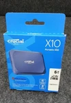 Crucial Mtxex X10 Portable Ssd Solid State Drive 2.5" 6TB 2100MB/S Blue. Fixed Price $519.99.