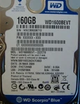 Western Digital WD1600BEVT-22ZCT0 160GB 2.5" Sata Laptop Drive. Fixed Price $24.80.
