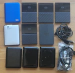 Lot Of 10 - Western Digital Usb 3.0 Drives Portable Hdd Expansion Wd. Fixed Price $196.00.