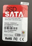X2 Phison 64GB Mlc 2.5 Sata Ssd I/ii/iii 6G Bps SSB064GPTC0-S91 (lot Of 2). Fixed Price $28.00.