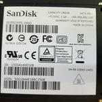 Sandisk Pro 240GB,INTERNAL,2.5" (SDSSDXPS-240G-G25) Ahd. Fixed Price $39.95.