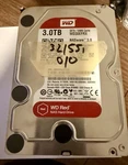 Mid-life Wd Red 3.5" Nas Hdd 3TB Healthy. Fixed Price $55.00.