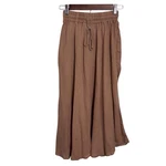 Ok Size Small Brown Linen Midi Length Skirt Boho Western Cottagecore Hippie. Fixed Price $20.49.