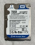 Western Digital 750GB WD7500BPVT Sata Ii 2.5" 5400RPM Laptop Hdd Hard Disk Drive. Fixed Price $15.00.