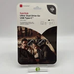 New Sandisk Ultra Dual Drive Go Type-c 128GB Pack Usb SDDDC3-128G-AS162. Fixed Price $24.99.