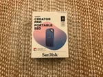 Sandisk Creator Pro Portable 2TB External Drive SDSSDE81C-2T00-G25. Fixed Price $289.99.