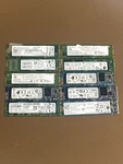 (lot Of 10 ) 256GB Msata Pcie M.2 Solid State Drives Hdd Hard. Fixed Price $259.99.