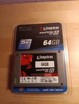 Kingston 64GB Ssd Now Solid State Drive Kit SV100S2/64GZ. Fixed Price $95.00.