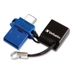Verbatim 99154 Mf 32GB Store Go Dual USB3.2 GEN1 Flash Drive Blue Retail. Fixed Price $22.02.
