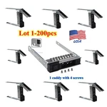Lot Dell 085PPW 2.5" Sff Hdd Ssd Tray - Fits MX740C MX840C XR2 MX750 MX760C XR12. Fixed Price $210.00.