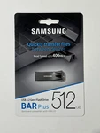 New Samsung 512GB Usb 3.1 Gen Bar Plus Drive Gray MUF-512BE4/AM. Fixed Price $145.95.
