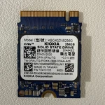 Kioxia KBG40ZNS256G 256GB Nvme M.2 2230 Internal Blue Ssds. Fixed Price $30.00.