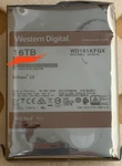 New Sealed Red Pro 16TB 3.5" Sata Nas Internal Hdd WD161KFGX-68AFPN0. Fixed Price $469.99.