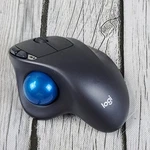 Logitech M570 Wireless Trackball Mouse Working No Receiver Dongle. Fixed Price $13.95.