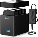 Orico 5BAY Hard Drive Enclosure USB3.0 Sata For 3.5'' Hdd Ssd W/ Fan Upto 80. Fixed Price $76.43.