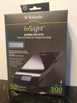 Verbatim 500GB Insight Usb Portable Hard Drive With Display- Sealed. Fixed Price $31.16.