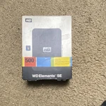 Western Digital Wd Elements Se 500GB Portable Usb 2.0 External Hard Drive Black. Fixed Price $55.00.