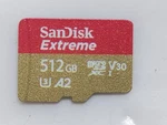 Sandisk Extreme 512GB Microsd Memory Card, SDSQXAV-512G-GN6MN, Capacity Verified. Fixed Price $99.99.