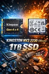 New Kingston NV3 1TB Ssd M2 2230 30MM Pcie Nvme Solid State Drive. Fixed Price $129.98.