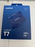 Samsung T7 2TB Portable External Ssd 1,050MB/S Blue (MU-PC2T0H/AM) New. Fixed Price $259.99.