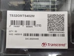New, Transcend, TS32GMTS402M, 32GB M.2 Sataiii 42MM Ssd Internal. Fixed Price $32.50.
