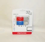 Memorex 32GB Usb Flash Drives 2.0 Pack. Fixed Price $12.99.