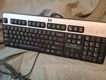 Hewlett Packard KU-0316 Black/silver Usb Wired 104-KEY Layout Keyboard. Fixed Price $9.99.