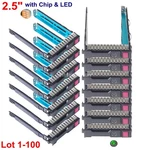 Lot For Hp G10 G9 G8 653955-001 651687-001 Sff 2.5 Hard Drive Tray Caddy W/chip. Fixed Price $449.50.