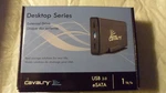 Nos Open Box Cavalry 1TB Usb 2.0 + Esata External Hard Drive CAXB3701T0. Fixed Price $50.00.