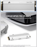 Corsair MP600 Pro 2TB Lpx M.2 Nvme Pcie X4 GEN4 Ssd W/ Heatsink - White *sealed*. Fixed Price $289.00.