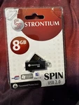 Strontium 8GB Spin 2.0 Flash Drive. Fixed Price $15.00.