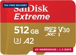 Sandisk 512GB Extreme Microsdxc Uhs-i Memory Card With Adapter C10, U3, V30, 4. Fixed Price $235.58.