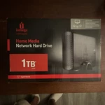 Iomega Home Media Network Hard Drive 1TB Gigabit Ethernet Black Storage. Fixed Price $85.99.