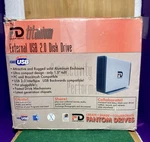 Fantom Drives Titanium External Usb 2.0 Disk Archivie Data, Backups Vtg. Fixed Price $49.99.