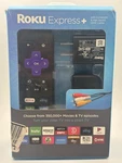 Roku 3910RW Express+ (6TH Generation) Media Streamer Black Composite Hdmi Nib. Fixed Price $149.99.