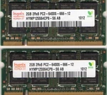 4GB 2X 2GB Kit Dell Latitude E4200 E5400 E5500 E6400 E6500 Xfr D630 DDR2 Memory. Fixed Price $22.95.