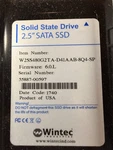 Storage 2.5" Sata Ssd Wintec W2SS480G2TA-D41AAB-8Q4-SP. Fixed Price $32.00.