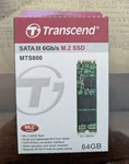 Transcend 64GB Sata Iii 6GB/S 80MM M.2 Solid State Drive Ssd TS64GMTS800. Fixed Price $29.99.