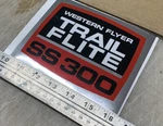 Western Flyer SS300 Mini Bike Frame Fork Plate Decal Sticker. Fixed Price $23.10.
