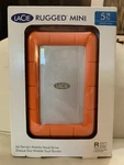 New Lacie Rugged Mini 5TB External Hard Drive STJJ5000400. Fixed Price $128.00.