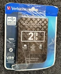 Verbatim Store 'n' Go Portable Hard Drive 2 Tb Usb 3.0 Superspeed Used , O4. Fixed Price $85.99.
