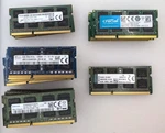 8GB DDR3L/PC3L So-dimm Laptop Ram Modules Lot Of 5 Mixed Crucial, Sk Hynix,. Fixed Price $263.95.