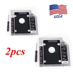 2X 2ND Hard Drive Hdd Ssd Caddy For Dell Inspiron 15 3537 5570 14 3437 GU90N Dvd. Fixed Price $12.56.