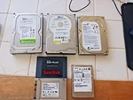5 Hard Drives. Fixed Price $29.00.