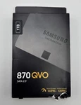 Samsung 870 Qvo 1TB 2.5" Sata Iii Internal Ssd (MZ-77Q1T0B/AM)(NEW Damaged Box). Fixed Price $174.99.