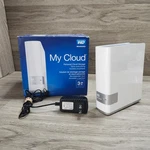 My Cloud Personal Storage 3TB External Hard Drive White WDBCTL0030HWT. Fixed Price $119.99.