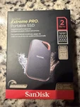Sandisk Extreme Pro V2 2TB Usb-c Portable External (SDSSDE81-2T00-G25). Fixed Price $300.00.