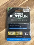 1TB Inland Platinum Ssd M.2 2280 Nvme. Fixed Price $104.00.