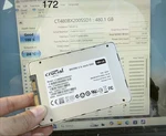 Crucial 2.5" 480GB CT480BX200SSD1 Health Good 100%. Fixed Price $46.00.
